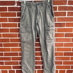 Wrangler Greenish Cargo Pants with Utility Design